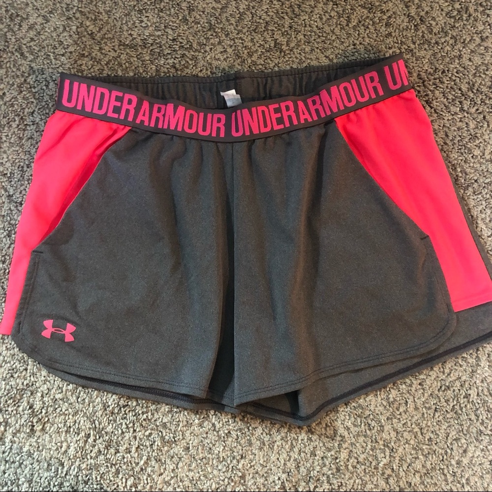 Under Armour Athletic Shorts with Pockets!